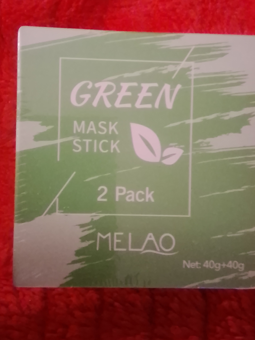 MELAO Green Mask Stick (2 Pack)